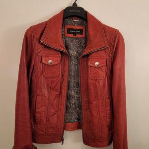 Red Bomber Jacket - Black Rivet brand - sz M